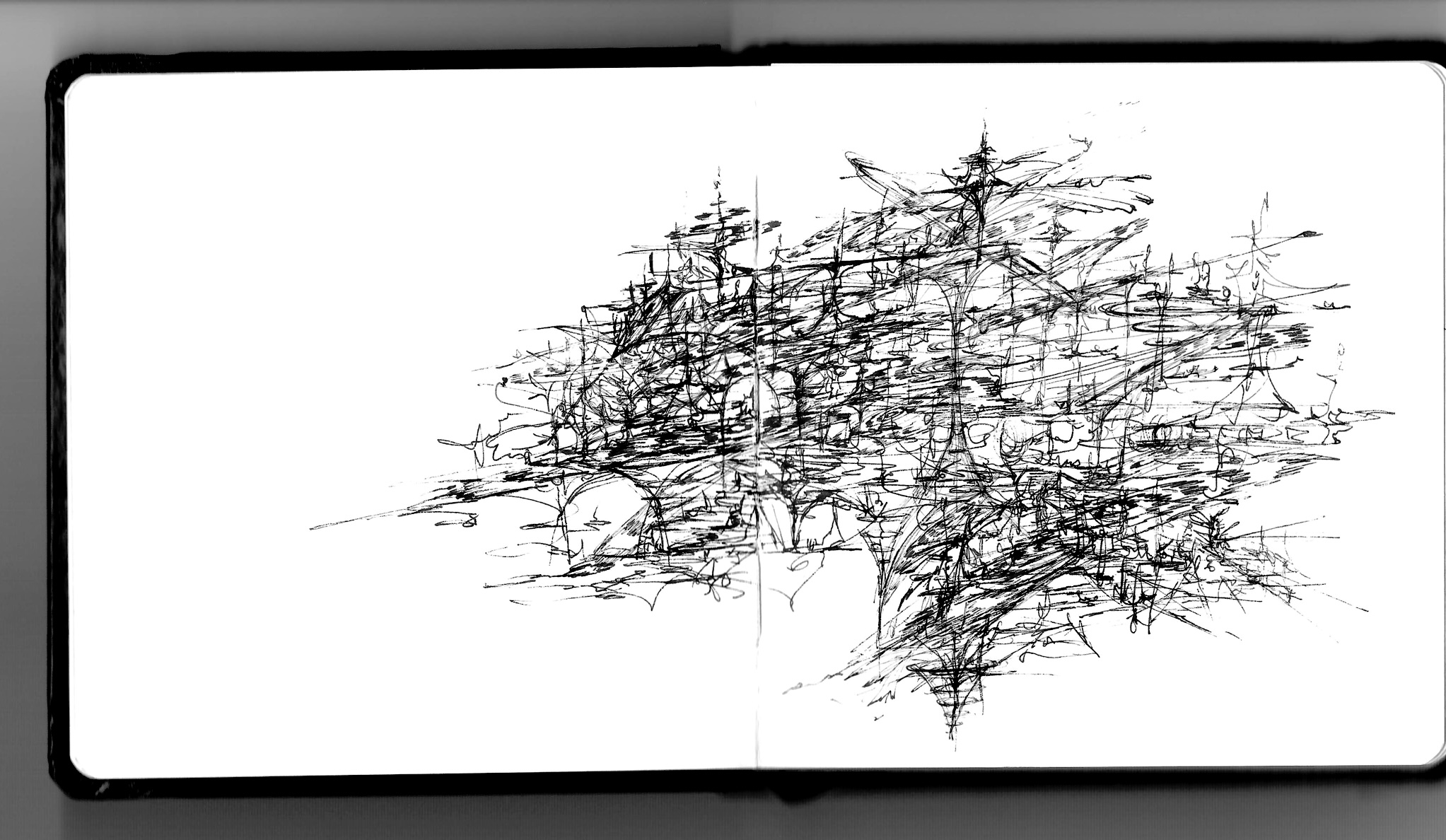1 Automatic Drawing- Alien worlds